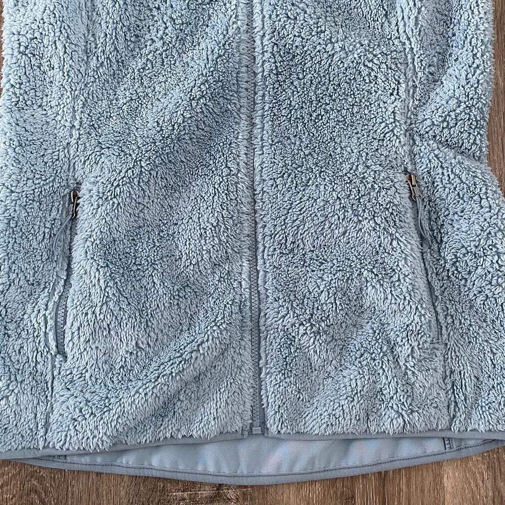 Columbia Women’s Fuzzy Sherpa Blue Vest - Size: Small - Picture 4 of 7